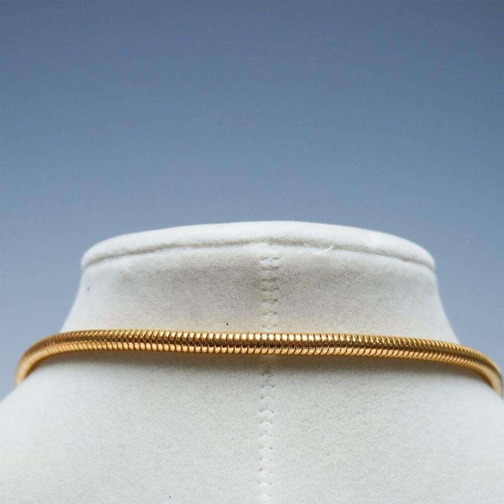 VTG Joan Rivers Gold-Tone Necklace With Faceted Crystal Accent - Picture 3 of 7